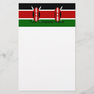 Stationery met de vlag van Kenia Briefpapier