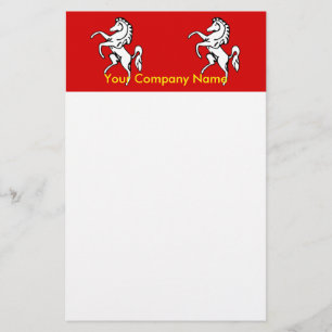 Stationery met de vlag van Kent, Engeland Briefpapier