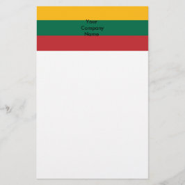 Stationery met de vlag van Litouwen Briefpapier