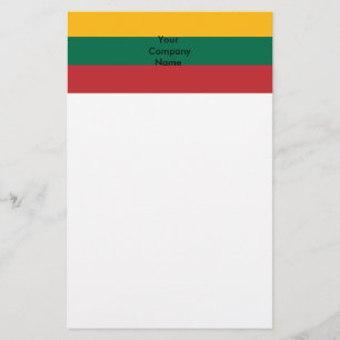 Stationery met de vlag van Litouwen Briefpapier