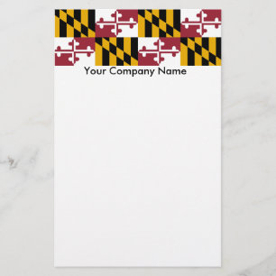 Stationery met de vlag van Maryland Briefpapier