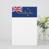 Stationery met de vlag van Nieuw-Zeeland Briefpapier (Staand voorkant)