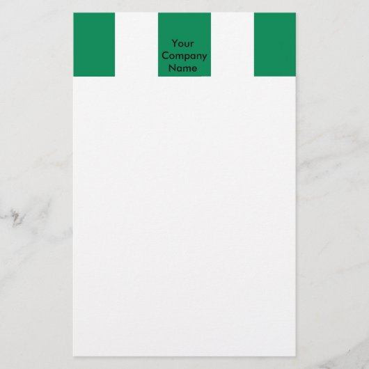 Stationery met de vlag van Nigeria Briefpapier (Voorkant)