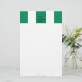Stationery met de vlag van Nigeria Briefpapier (Staand voorkant)