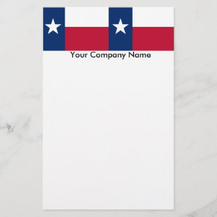 Stationery met de vlag van Texas Briefpapier