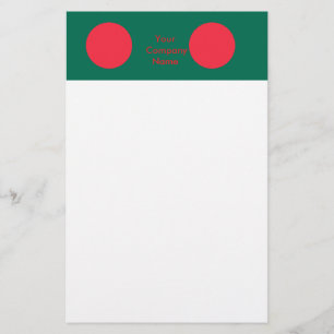 Stationery met vlag van Bangladesh Briefpapier