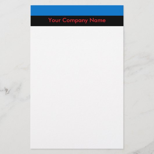 Stationery met vlag van Estland Briefpapier (Voorkant)