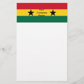 Stationery met Vlag van Ghana Briefpapier (Voorkant)