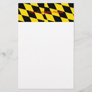 Stationery met vlag van München, Duitsland Briefpapier