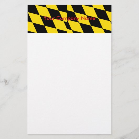 Stationery met vlag van München, Duitsland Briefpapier (Voorkant)