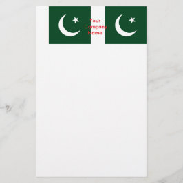 Stationery met vlag van Pakistan Briefpapier