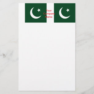 Stationery met vlag van Pakistan Briefpapier