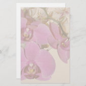 Stationery Orchid Flowers Briefpapier (Voorkant / Achterkant)