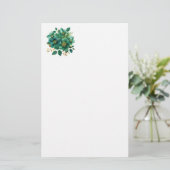 Stationery Paper-Floral Briefpapier (Staand voorkant)
