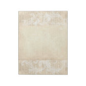Stationery Paper Vintage Music Sheet Cream Blush Notitieblok (Linkerzijde)
