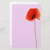 Stationery poppy briefpapier (Voorkant / Achterkant)