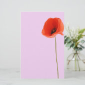 Stationery poppy briefpapier (Staand voorkant)