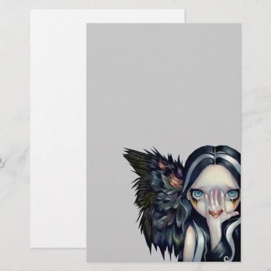 Stationery "Speak No Evil" Briefpapier (Voorkant / Achterkant)