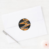 Stationery stippen Kaukauna Wisconsin Electric Cit Ronde Sticker (Envelop)