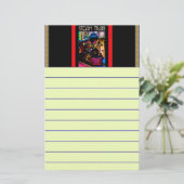 Stationery-stoomtrein Briefpapier (Staand voorkant)