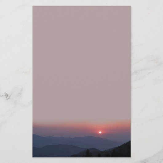 stationery sunset briefpapier (Voorkant)