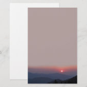 stationery sunset briefpapier (Voorkant / Achterkant)