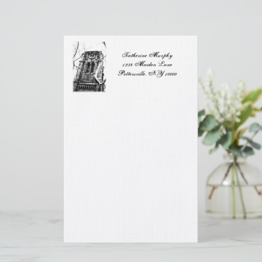 Stationery 'The Bell Tower' Briefpapier (Staand voorkant)