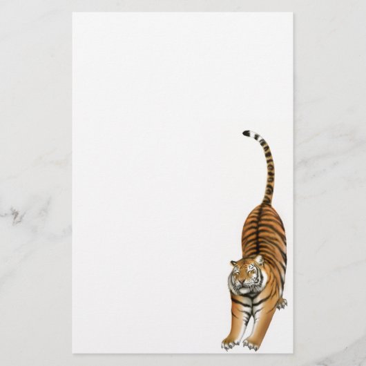 Stationery van Bengal Tiger Briefpapier (Voorkant)
