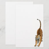 Stationery van Bengal Tiger Briefpapier (Voorkant / Achterkant)