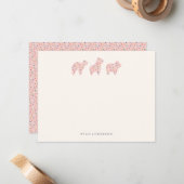 Stationery van het Kind van de "Animal Cookie Para Notitiekaartje (Voorkant / Achterkant in situ)