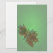 Stationery van leder briefpapier (Voorkant / Achterkant)