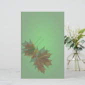 Stationery van leder briefpapier (Staand voorkant)