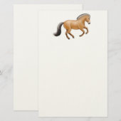 Stationery van Noorse Fjord Horse  Briefpapier (Voorkant / Achterkant)