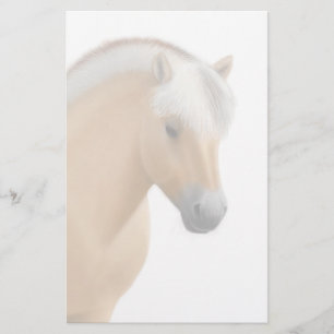 Stationery van Noorse Fjord Horse Briefpapier