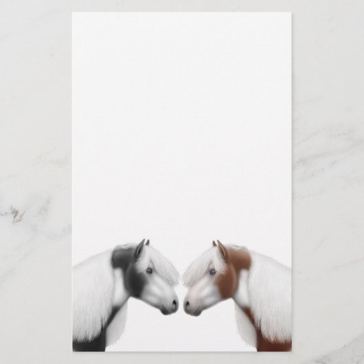 Stationery van Paint Horse Friends Briefpapier (Voorkant)