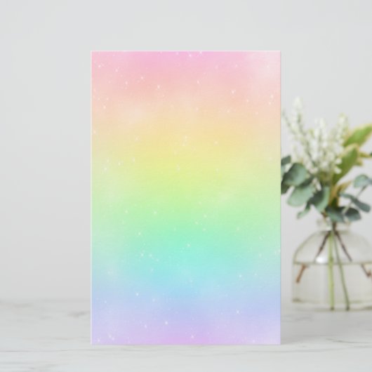 Stationery van Rainbow Sky Briefpapier (Staand voorkant)