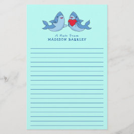 Stationery van Shark Kind Briefpapier