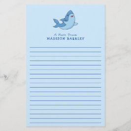 Stationery van Shark Kind Briefpapier