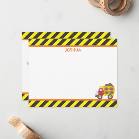 Stationery van Tutpels Notitiekaartje (Voorkant / Achterkant in situ)