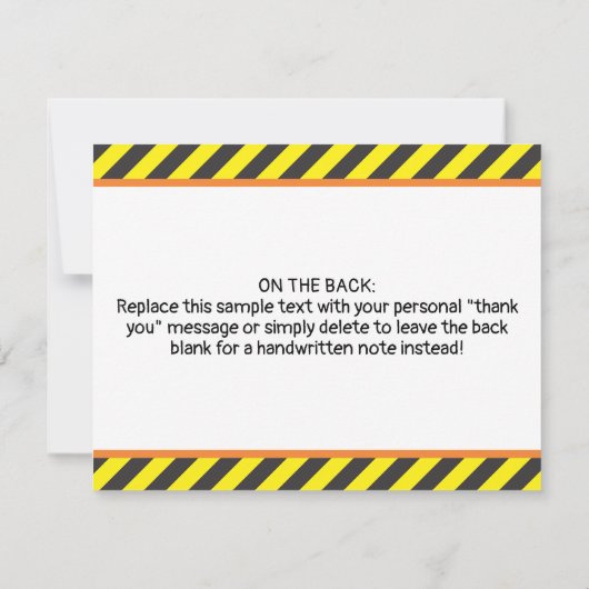 Stationery van Tutpels Notitiekaartje (Achterkant)