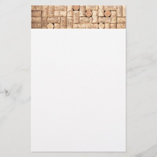 Stationery van wijnkurken briefpapier (Voorkant)