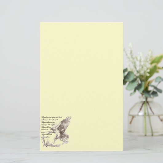 Stationery voor Eagle en Scripts Briefpapier (Staand voorkant)