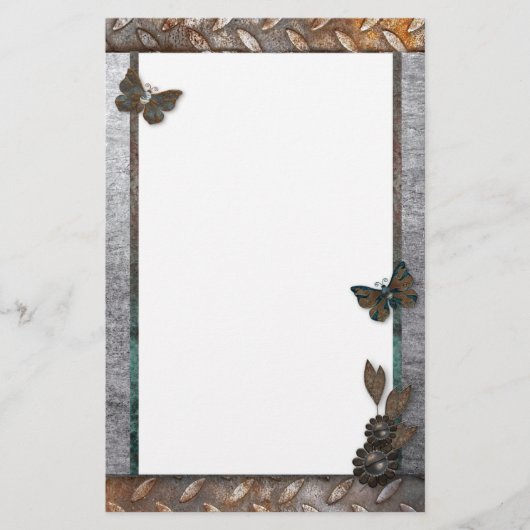 Stationery voor Iron Butterfly Garden Briefpapier (Voorkant)