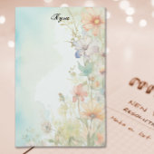 Stationery voor lentebloemen briefpapier