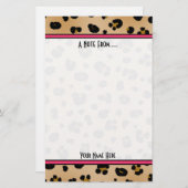 Stationery voor Mode van bladzijdeafdrukken Briefpapier (Voorkant / Achterkant)