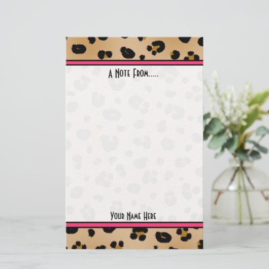 Stationery voor Mode van bladzijdeafdrukken Briefpapier (Staand voorkant)