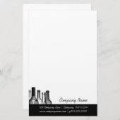 Stationery voor wijnflesjes briefpapier (Voorkant / Achterkant)