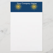 Stationery with Flag of Macedonia, Greece Briefpapier (Voorkant)
