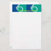 Stationery with Flag of Ottawa, Canada Briefpapier (Voorkant / Achterkant)