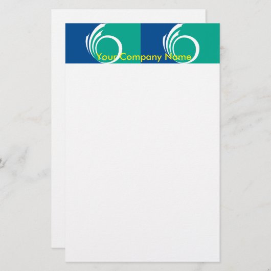 Stationery with Flag of Ottawa, Canada Briefpapier (Voorkant / Achterkant)